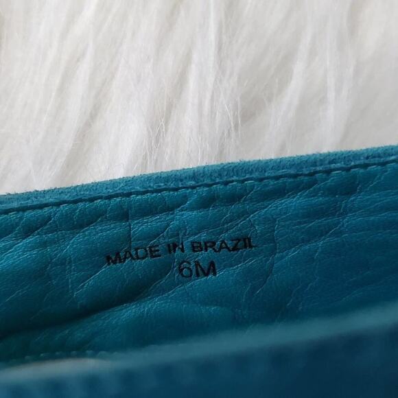 Diane Von Furstenberg Suede Criss Cross Platform Heels - 6 - Picture 10 of 13